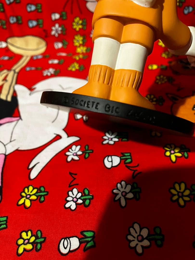 bicボールペン ディスプレイ 置物 陶器 ソフビ 硬質プラ 00年代