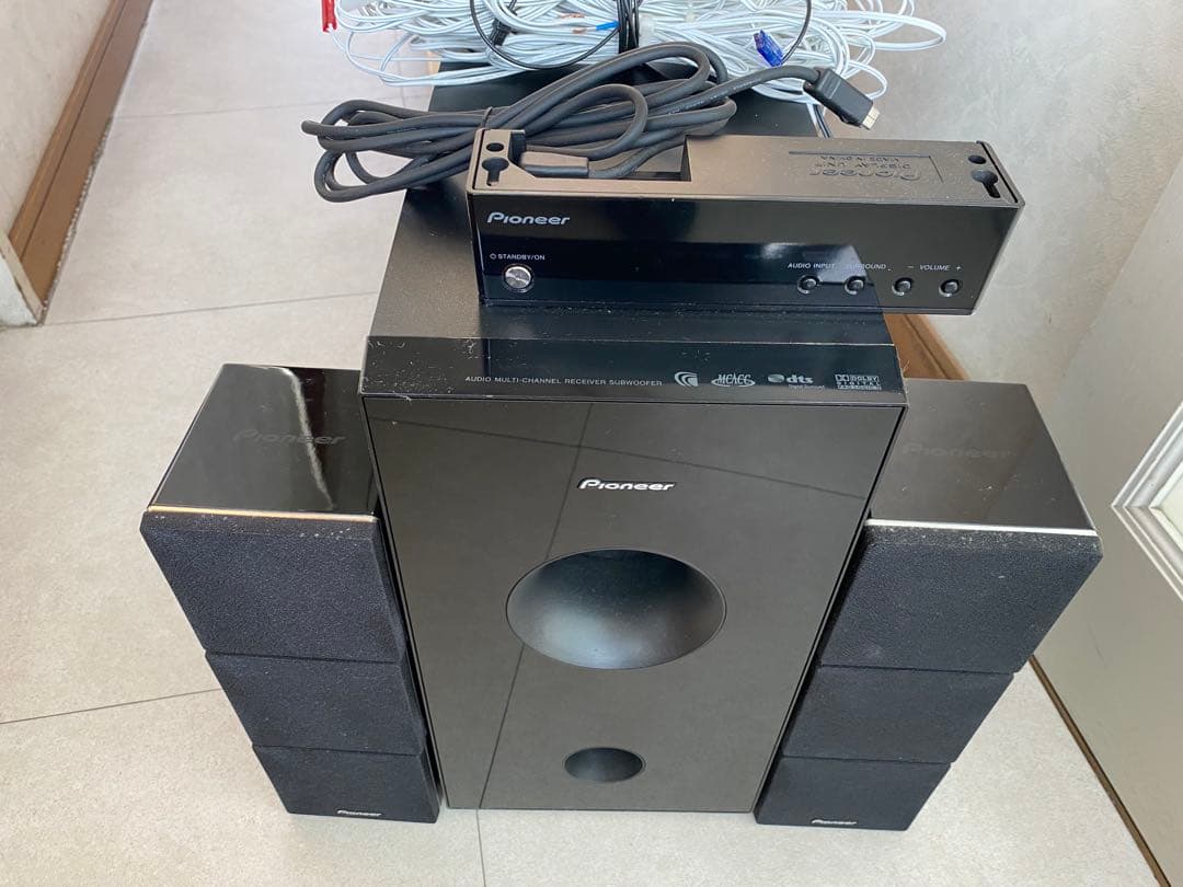 パイオニア HTP-S313 5.1ch サラウンドシステム 中古 リモコン欠品