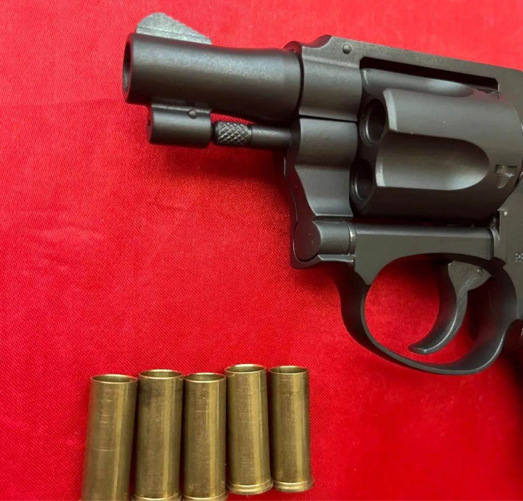 マルシン ポリスリボルバー ニューナンブm60 キャロムショット塗装