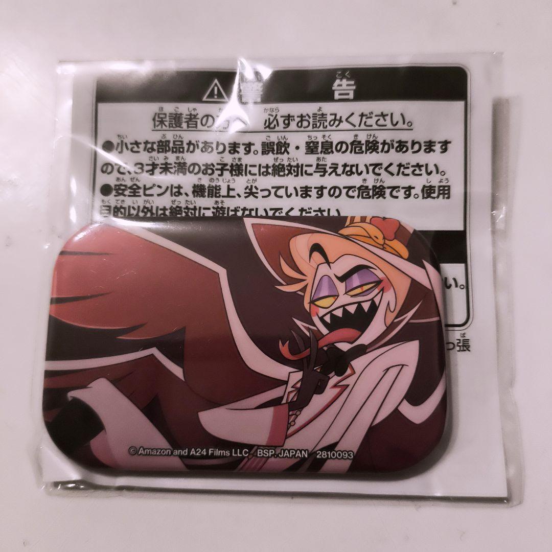 ハズビンホテルへようこそ スクエア缶バッジ ルシファー - メルカリ