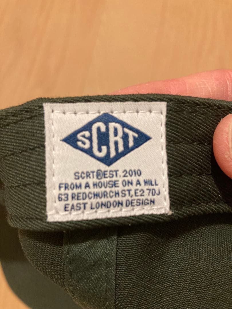 SCRT社 TWIN PEAKS キャップ イギリスインディーストリートブランド