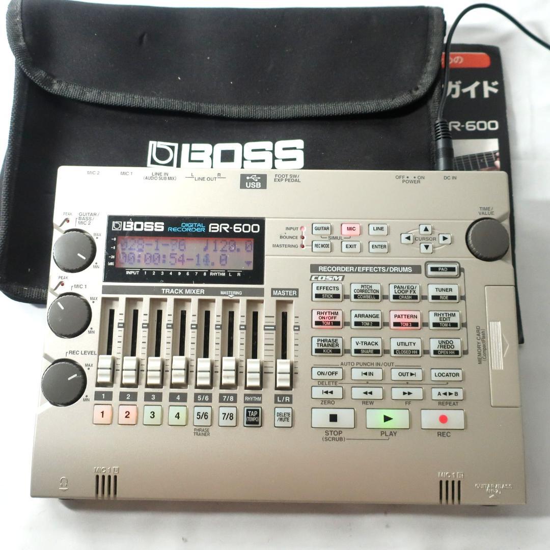 BOSS BR-600 マルチトラック レコーダー SDカード 電源ケーブル付属 Amazon.com: Boss BR-600 Digital Multitrack Recorder : Musical