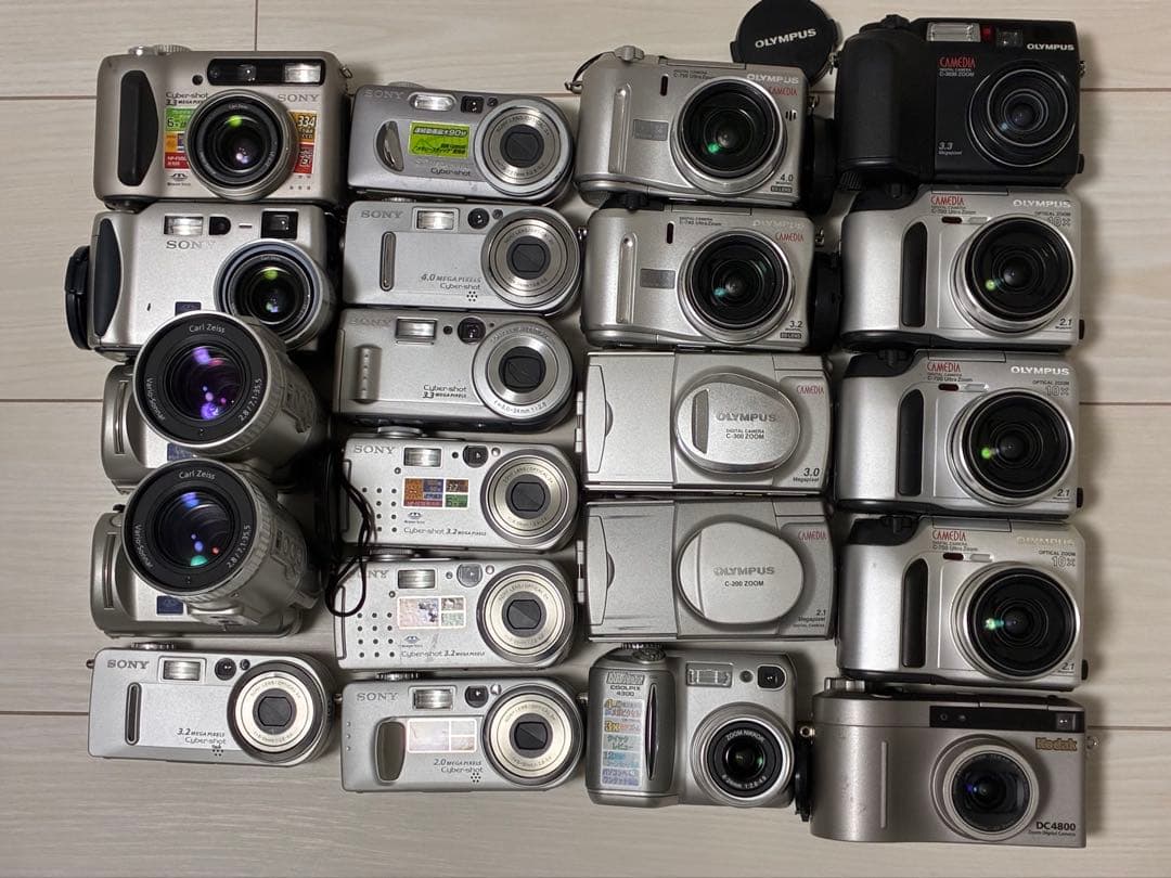 SONY/OLYMPUS/Nikon/Kodak等コンデジまとめ売り21台 - メルカリ