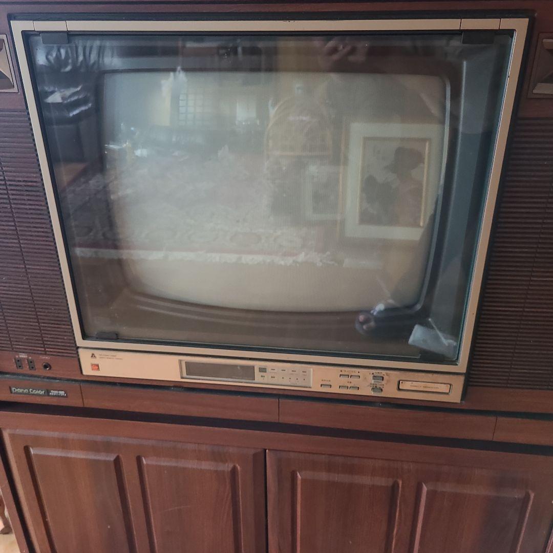 No.158 松下電工PanaColorTH20-B25 ブラウン管テレビ - メルカリ