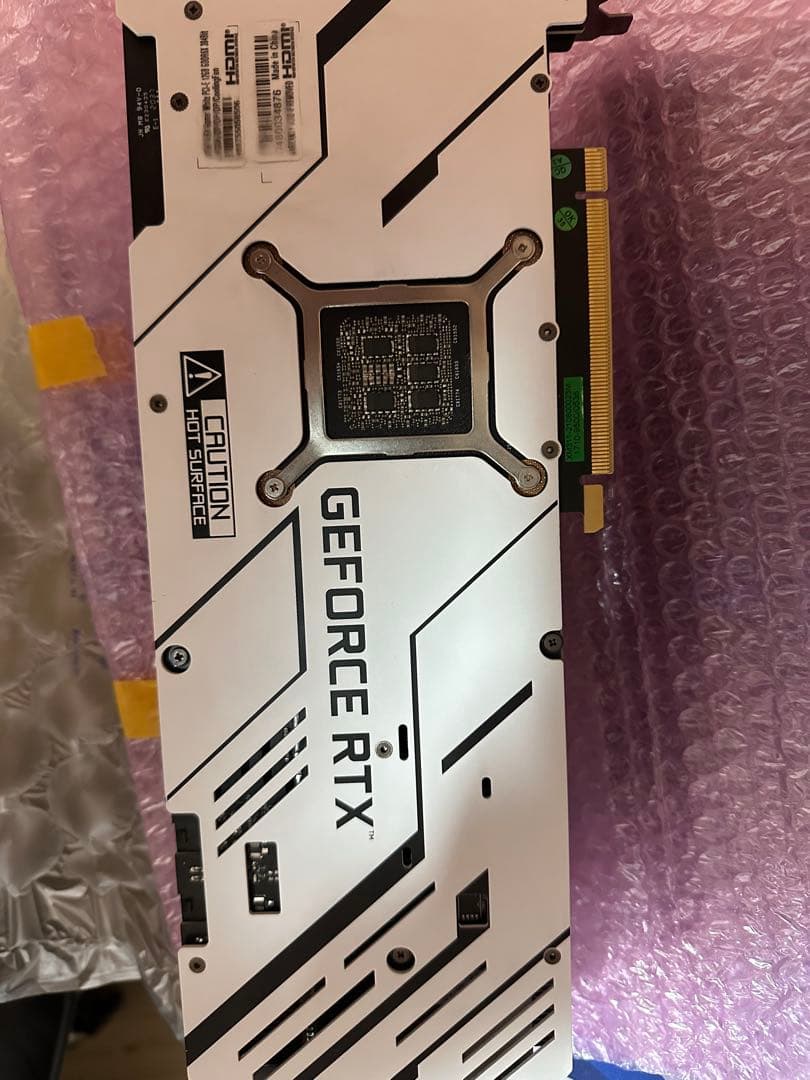 (ジャンク品)GEFORCE RTX グラフィックボード ホワイト　※説明文読 グラフィックボード ホワイト GK-RTX4060-E8GB/WHITE/LP ［GeForce RTX