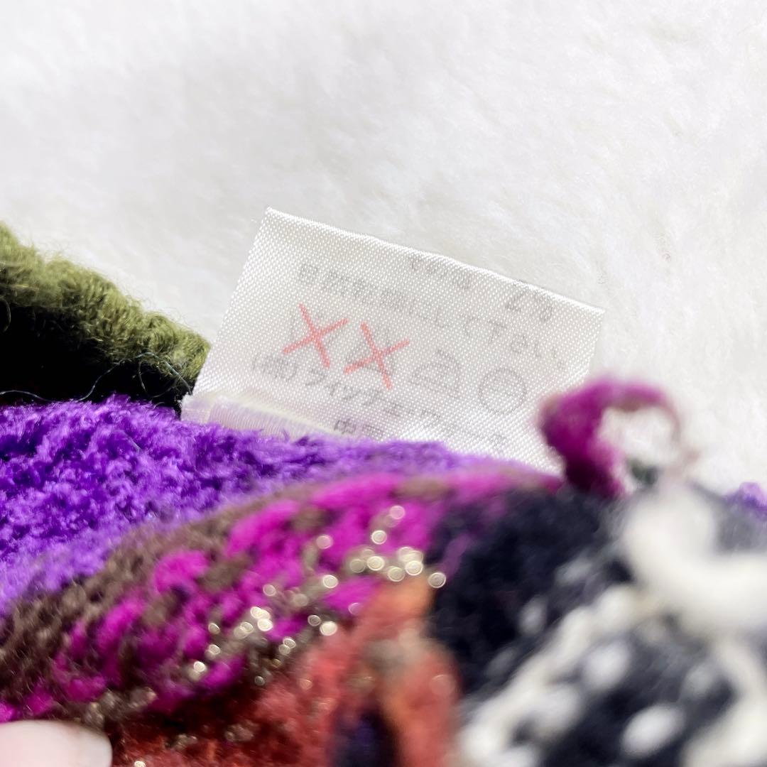 希少】YOSHIYUKI KONISHI 総柄 ニット 花柄 80s 90s - メルカリ