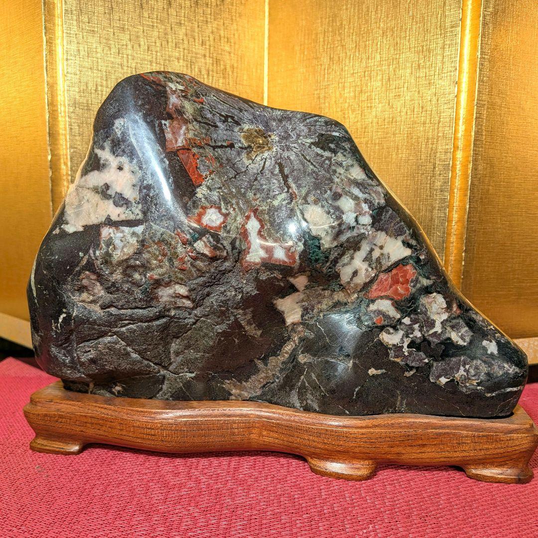 菊花石 岐阜県根尾谷産4.6㌔ 鑑賞石 観賞石 水石 盆石 天然石 - メルカリ