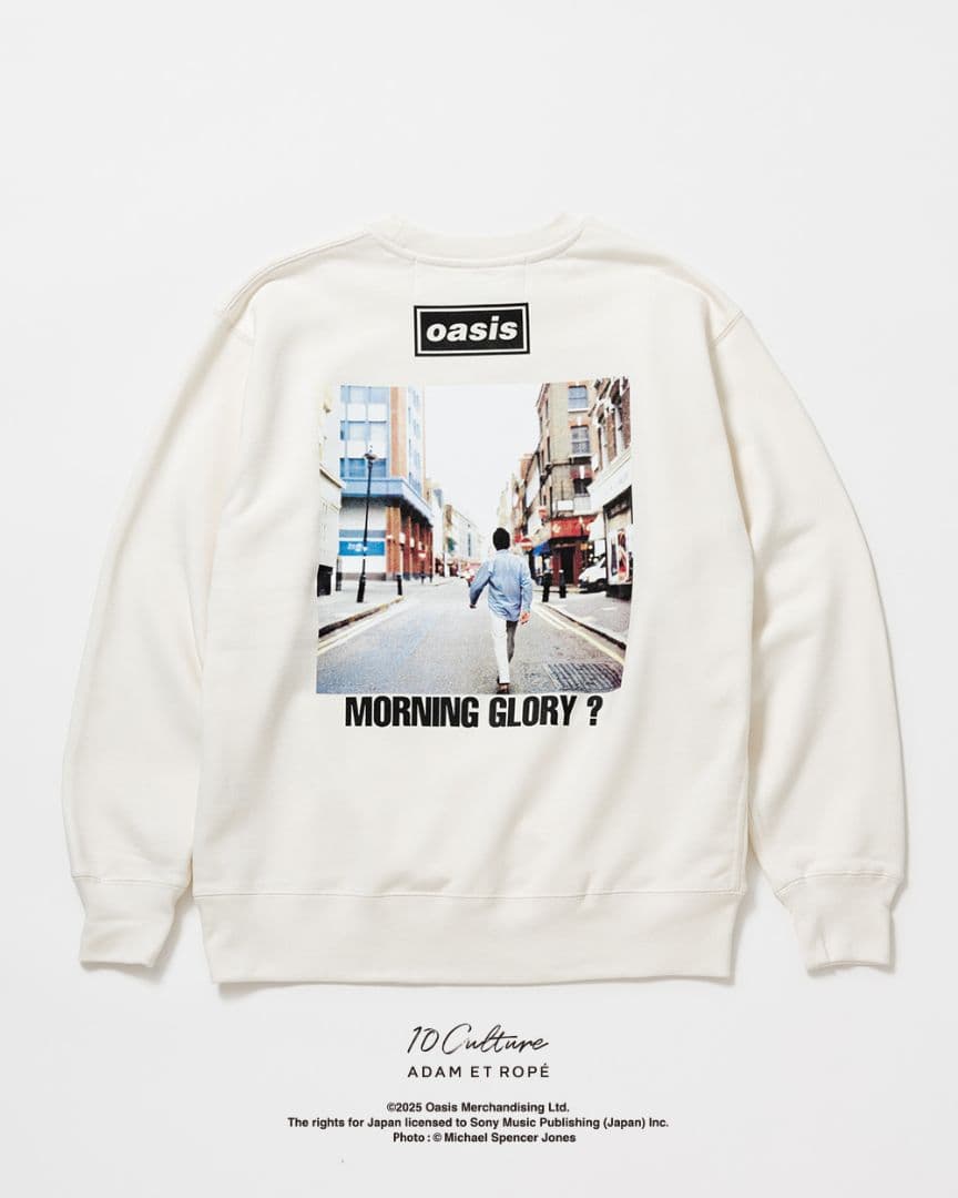 新品】oasis×アダムエロペ Morning Glory スウェット - メルカリ
