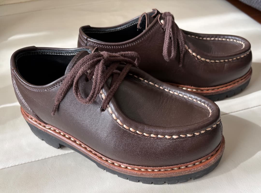 稀少 廃盤品 中山製靴 チロリアンシューズ 23cm パラブーツ ミカエル