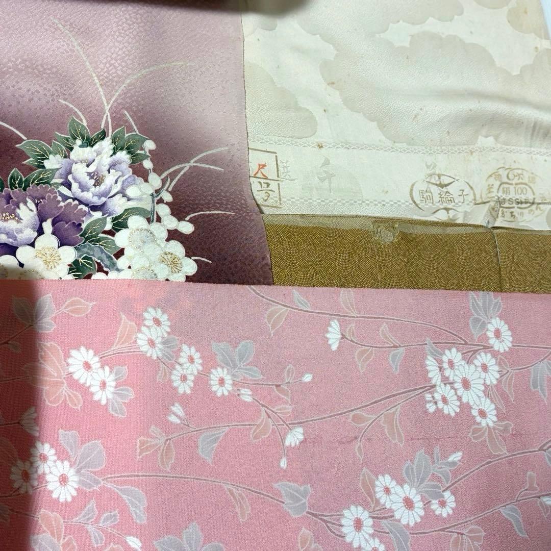 反物】 11本 まとめ売り 着物生地 リメイク 訪問着 江戸小紋 コート他