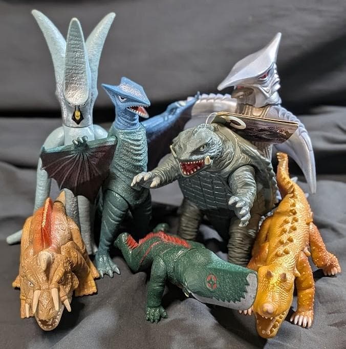 昭和ガメラ＆対戦怪獣（バンダイ）ソフビフィギュア復活大結集