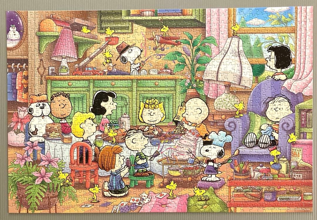 スヌーピー ピーナッツ ジグソーパズル 1000ピース お部屋でパーティー