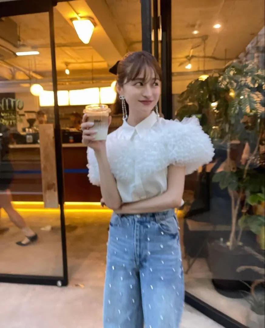 Bibiy CAMILLE SUMMER SHIRT チュールブラウス - メルカリ