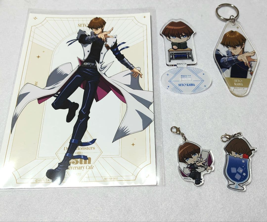 遊戯王 コラボカフェ 本舗 BLANC 海馬瀬人 グッズセット - メルカリ