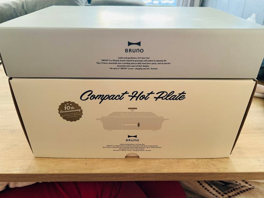 新品未使用】BRUNO コンパクトホットプレート 10周年記念アッシュ