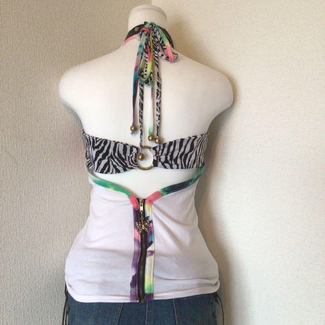 y2k 00s archive d.i.a チャーム付￼平成ギャルキャミソール - メルカリ