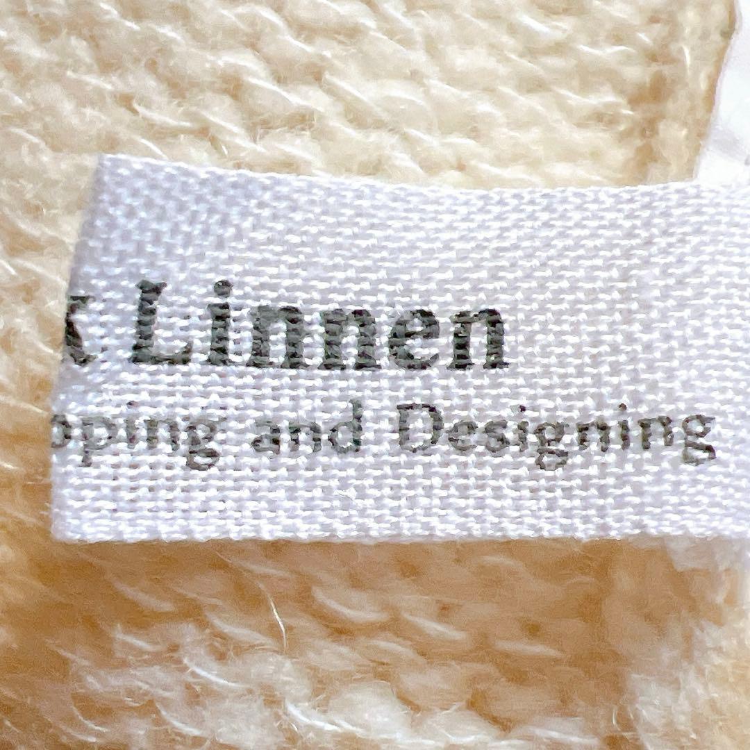 未使用級】ヴラスブラム ポケット付カーディガン コルトレイクリネン