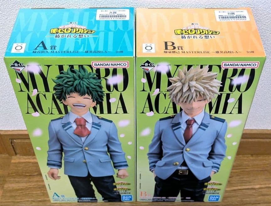 1番くじ ヒロアカ 紡がれる想い A賞 緑谷出久 B賞 爆豪勝己 セット