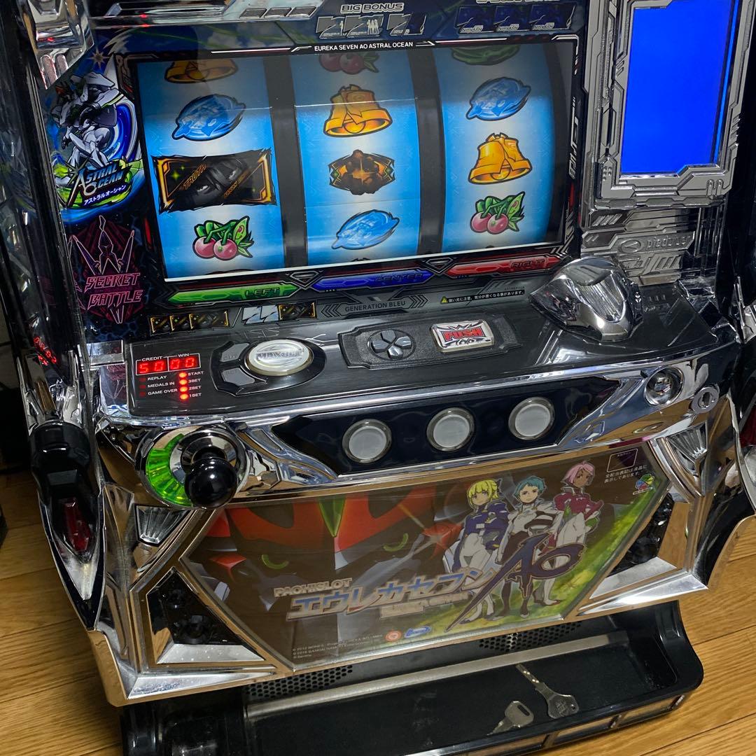 引き取り専用 埼玉県】実機 A-SLOT 偽物語 コイン不要機 カウンター付