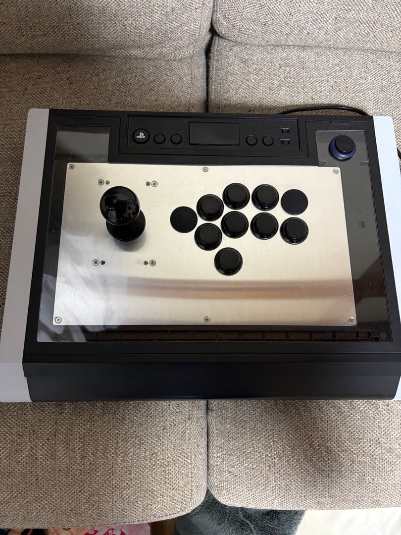 ホリ ファイティングスティックα 用 カスタム天板（アルミ製）】 ※天板