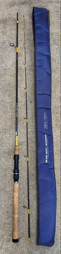 ブローショットボロンSBX-78SS シーバスロッド ロッドケース付き