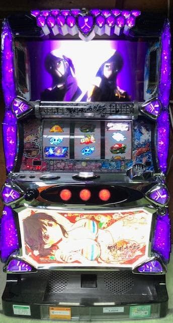 パチスロ実機 S閃乱カグラ BURST UP L4 コイン不要機ボリューム調整付