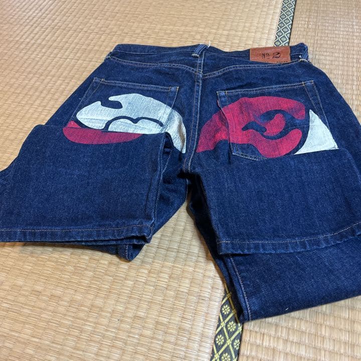 エヴィス EVISUジーンズ MIGHTY EVISUカモメ 大黒 32×35 - メルカリ