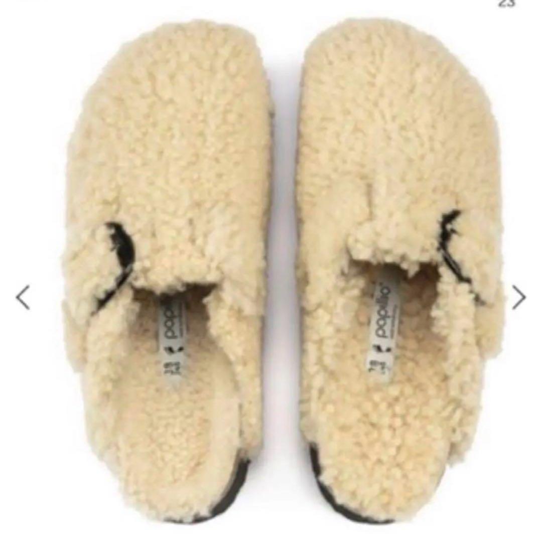 ビルケンシュトック パピリオ ボストン ファー ボア 36 - メルカリ