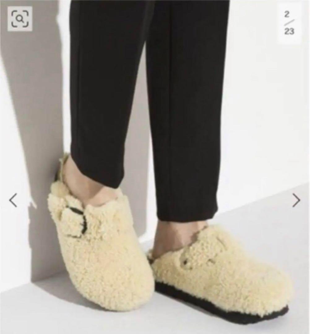 ビルケンシュトック パピリオ ボストン ファー ボア 36 - メルカリ