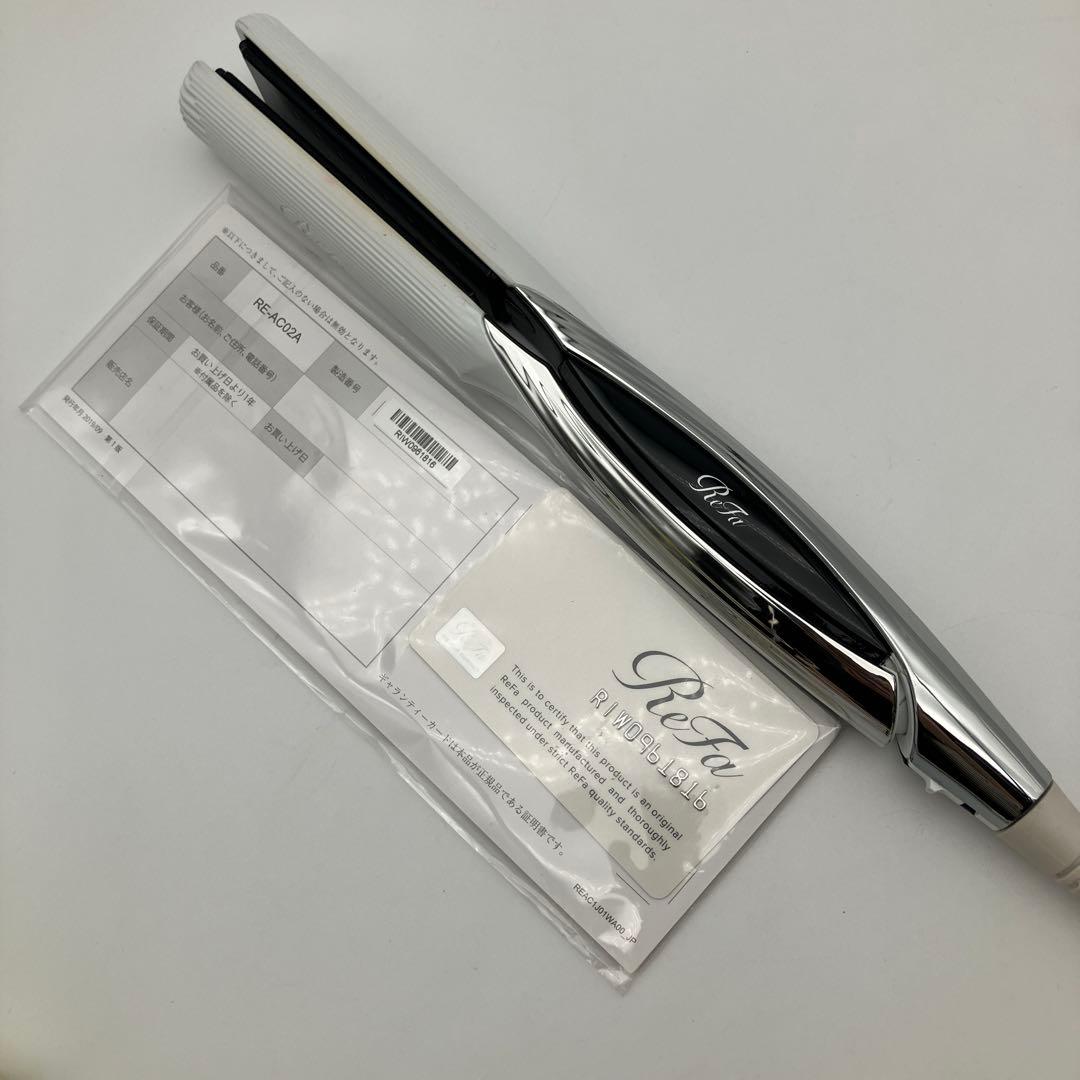 ReFa リファ ストレートアイロン RE-AC02A ギャランティ付き ReFa (リファ) ビューテック ストレートアイロン RE-AC02A ホワイト