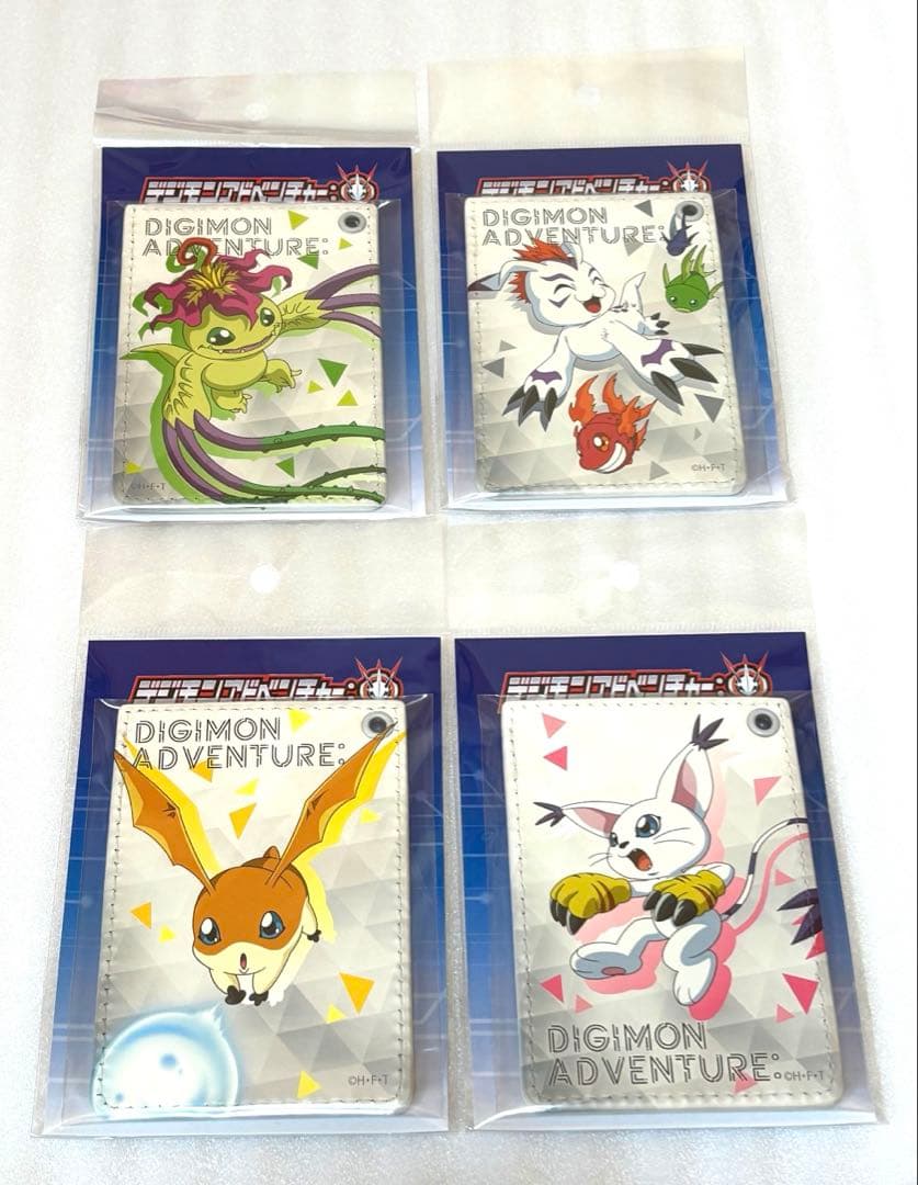 デジモンアドベンチャー 合皮パスケース 書き下ろし コンプリート