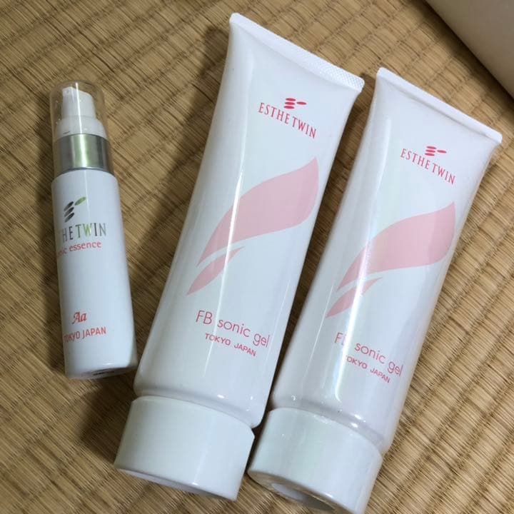 エステツインSE美顔器、ソニックジェル、VMサプリメント エステツイン