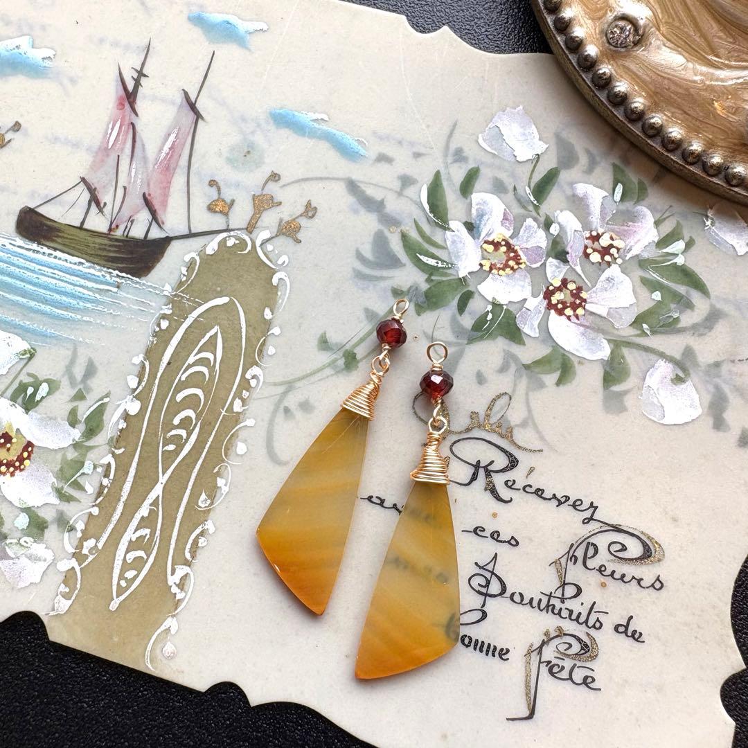 《Kaya様》専用ページ①アイリスアゲート＊チャーム