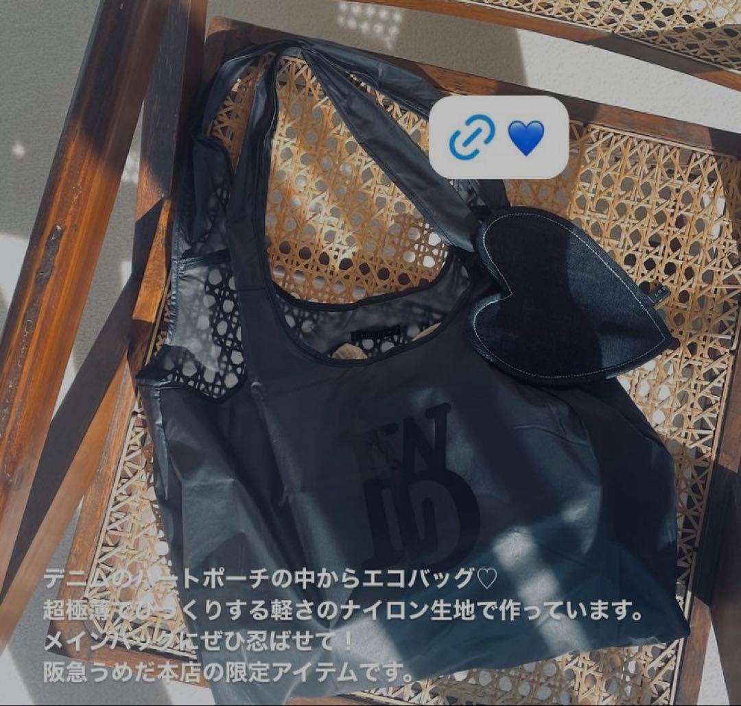 梅田阪急限定 ludlow ラドロー ハートポーチショッピングバッグ - メルカリ