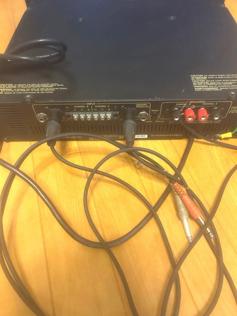 早い者勝ち】YAMAHA P1600 パワーアンプ 通電確認済 半年前まで使用