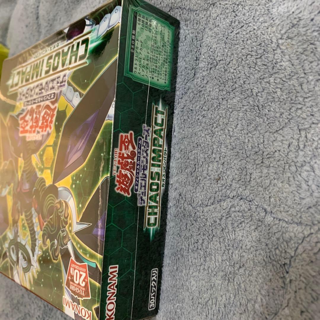 遊戯王OCG 20th CHAOS IMPACT 日本版 シュリ付き未開封BOX