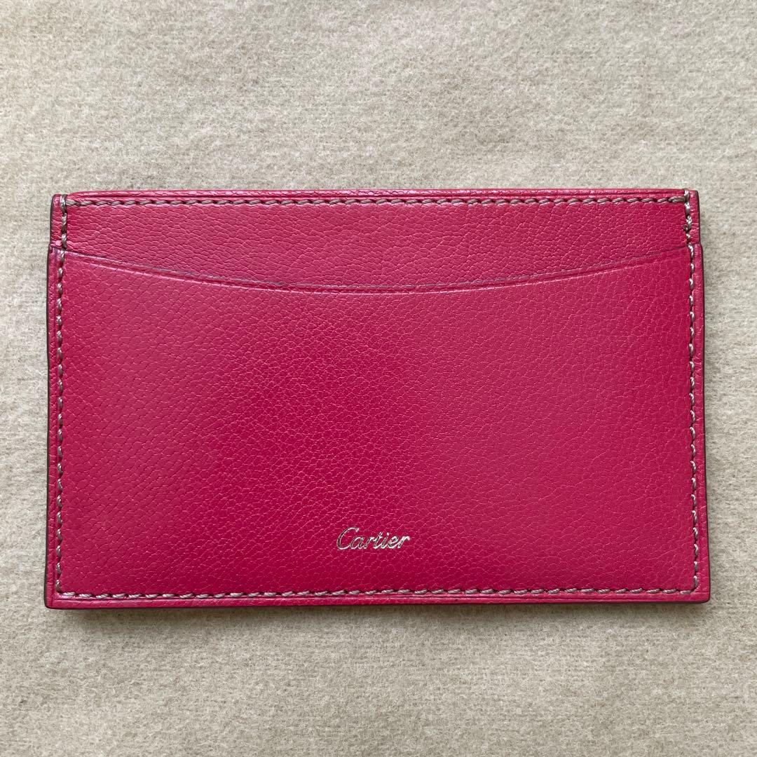 カルティエ　名刺入れ　カードケース　ピンク　Cartier Cartier（カルティエ） 【大幅割引☆30%OFF】カルティエ カードケース