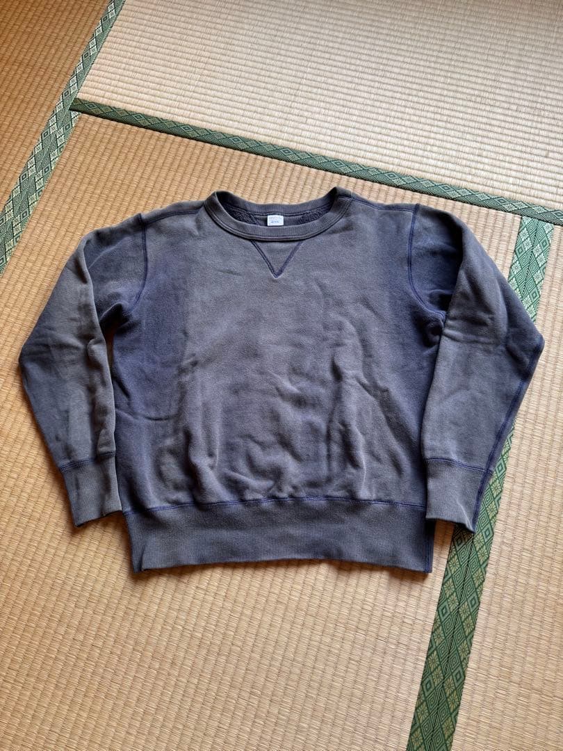 両Vスエット スウェット 鬼サンフェード ナス紺 M - メルカリ