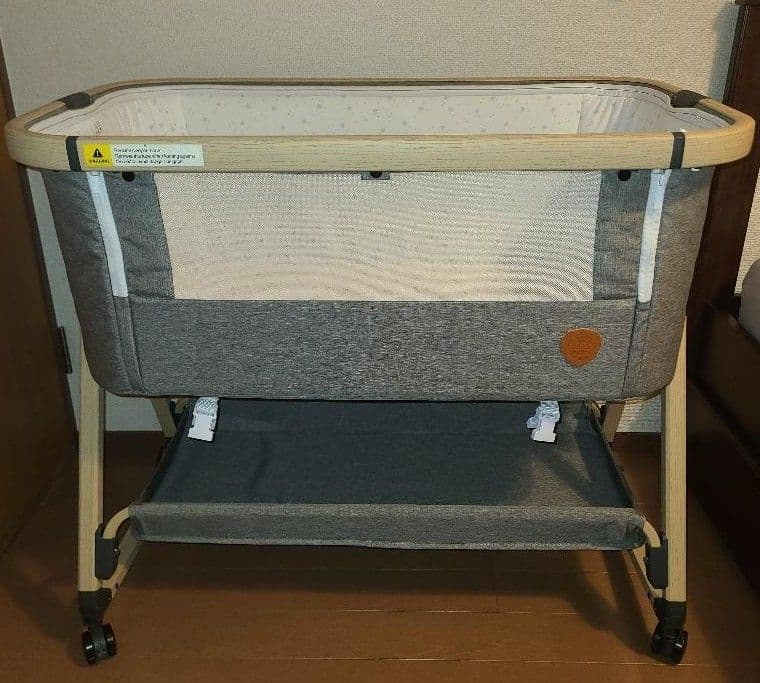 HZDMJ 折りたたみ式 ベビーベッド hzdmj ベビーベッド 折りたたみ 添い寝ベッド 揺りかご 赤ちゃん 高さ