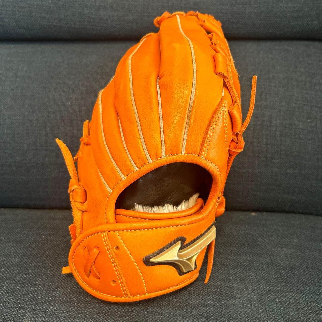 ミズノ プロフェッショナル オレンジ グローブ 右投げ用