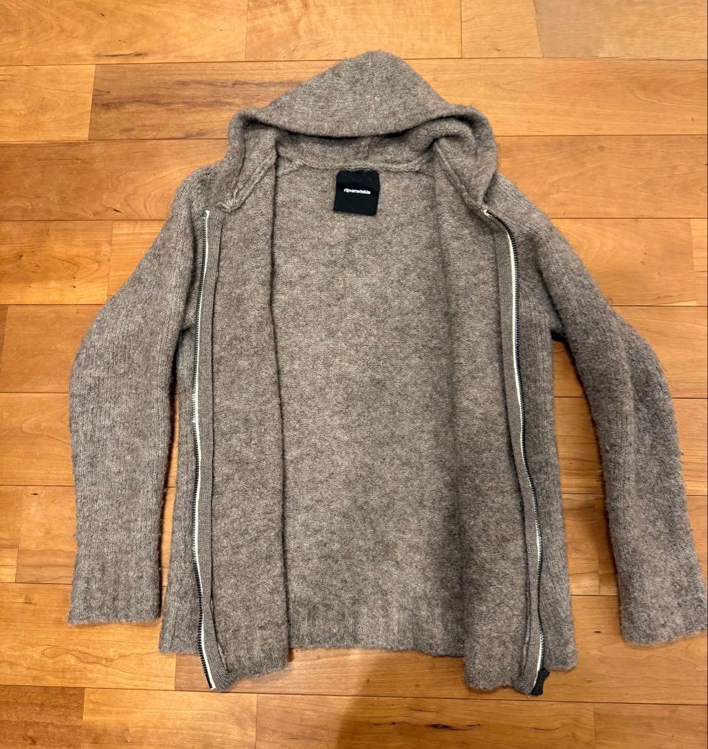 ripvanwinkle アルパカ混 ニットフーディー 色違い2点セット - メルカリ