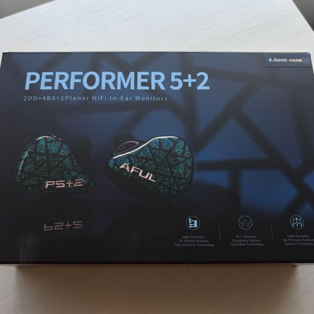 AFUL performer 5+2 4.4mm 有線イヤホン