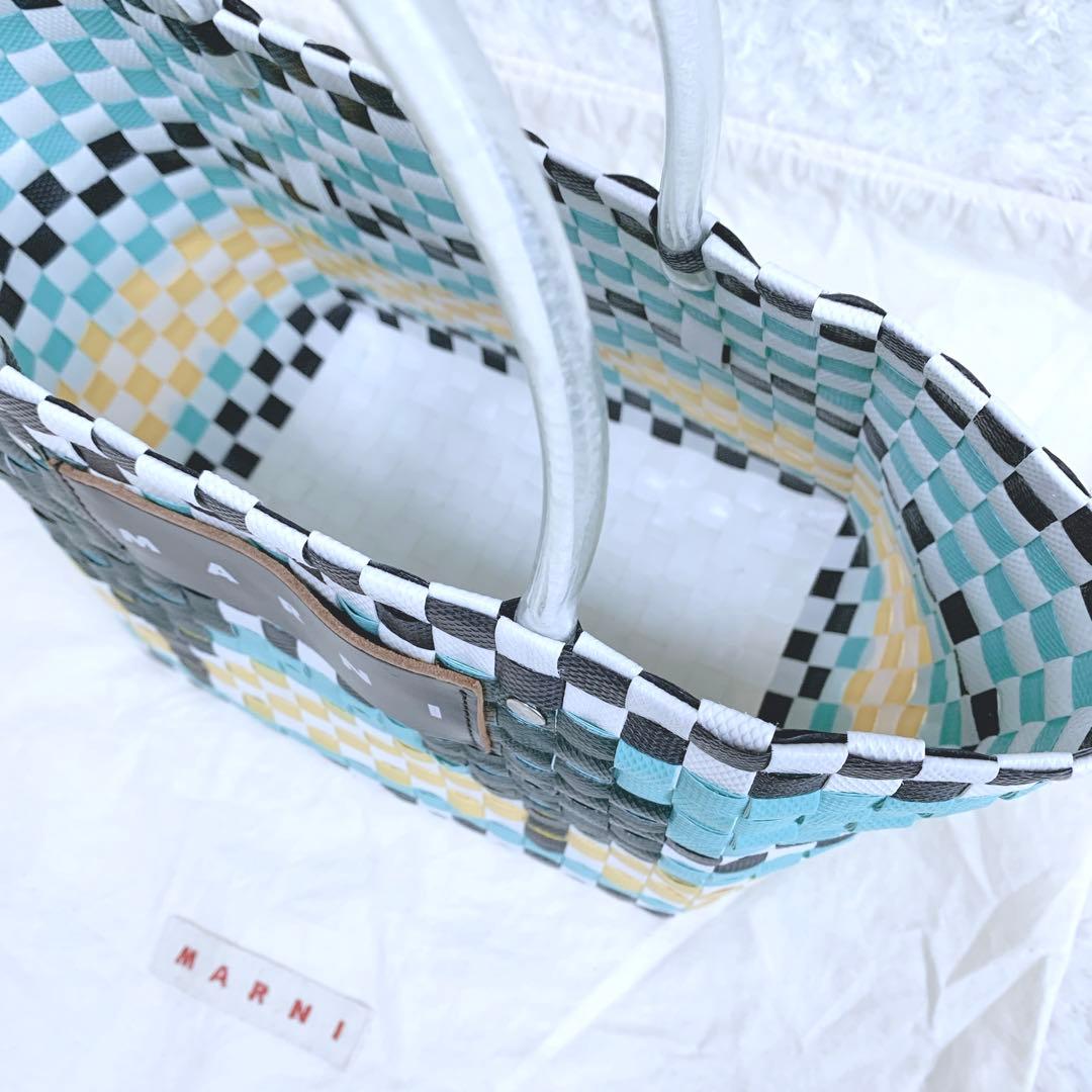 AIKO様専用】 MARNI フラワーマーケット 編み込み かごバッグ - メルカリ