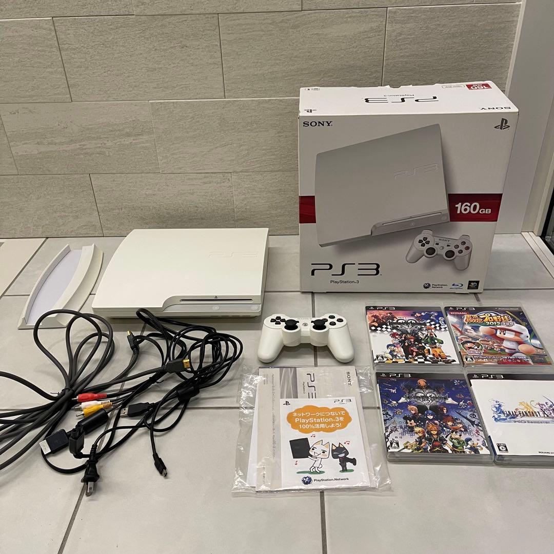 純正 正規品 PS3 160GB クラシックホワイト CECH-3000A LW - メルカリ