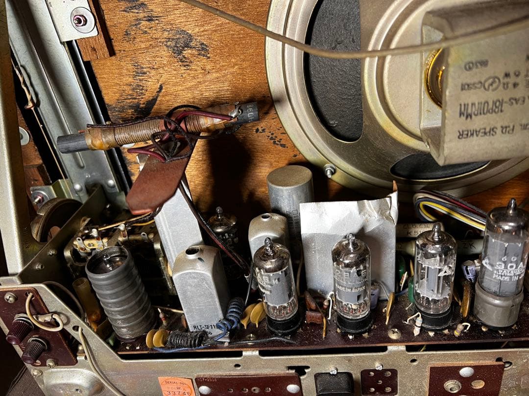 ナショナル RE-760 真空管ラジオ FM/AM OK 通電OK 昭和 ☆完全動作品☆