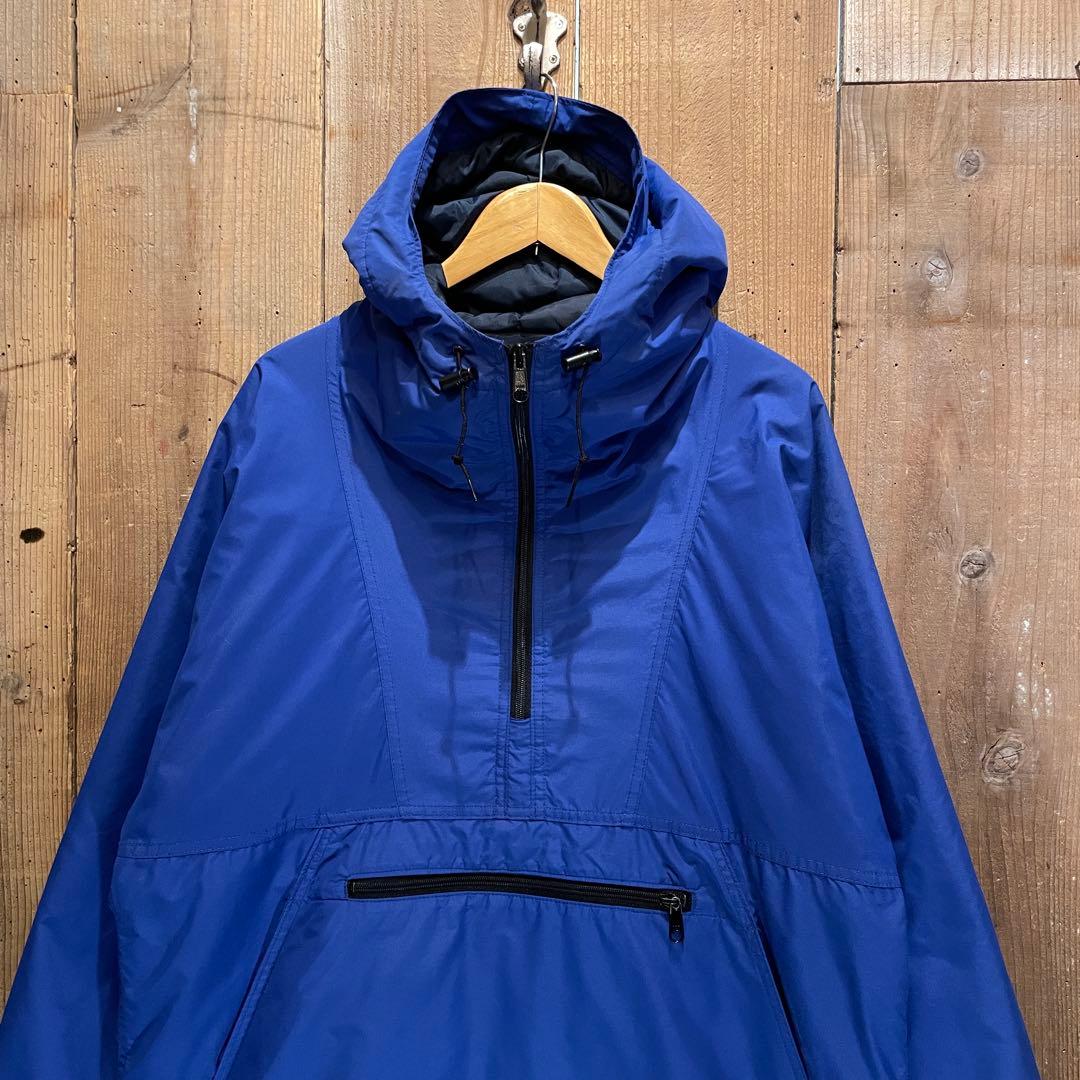 【M】90s USA製 L.L.Bean ナイロン アノラック 中綿 ジャケット