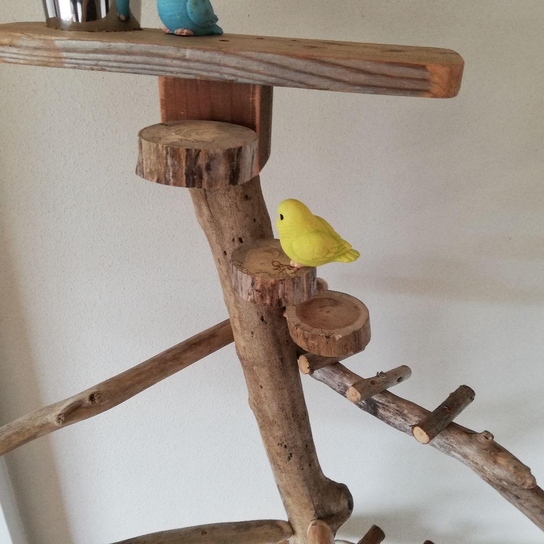 バードアスレチックジム大型 ㉟ 天然木 自然木 流木 止まり木 インコ