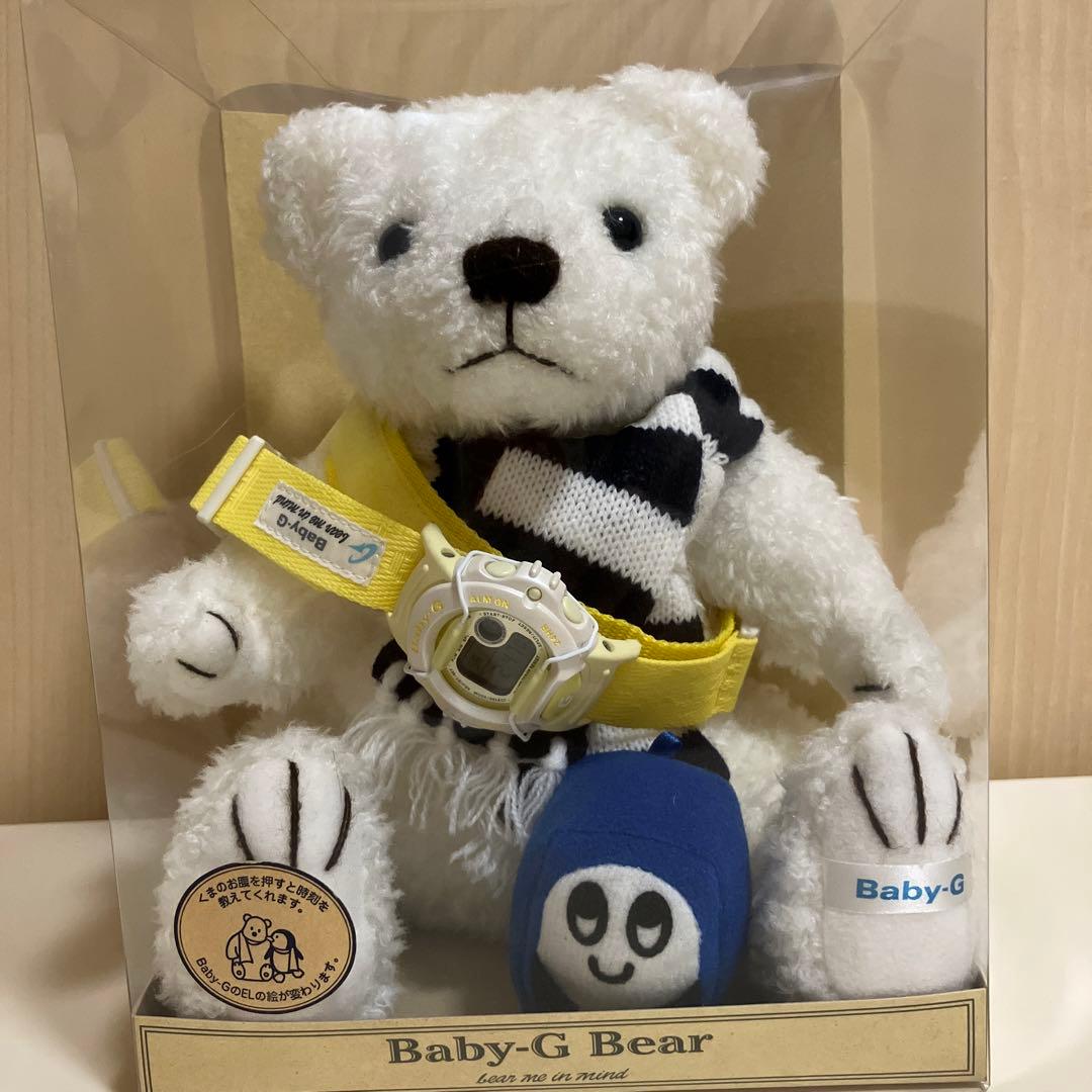 新品.未使用】CASIO Baby G Bear クマのぬいぐるみ付き - メルカリ
