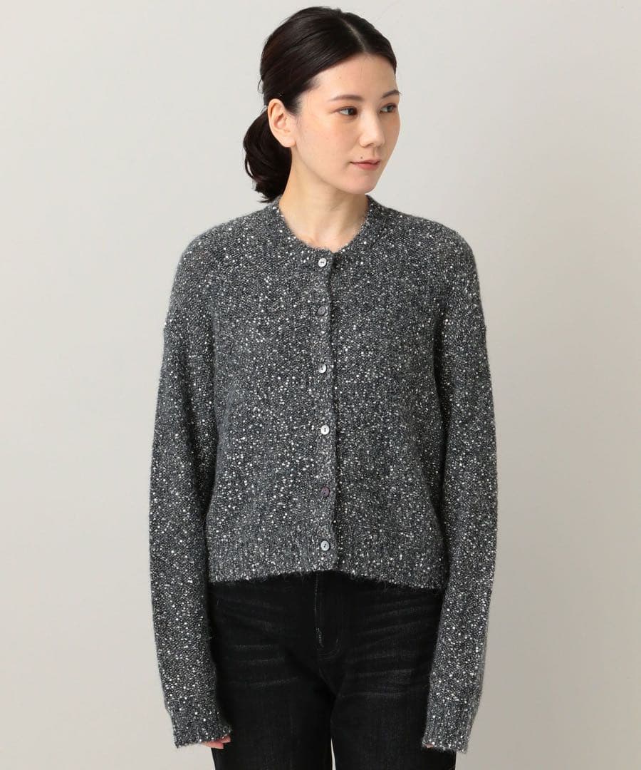 美品！Curensologyカレンソロジー スパングルショートカーディガン高山