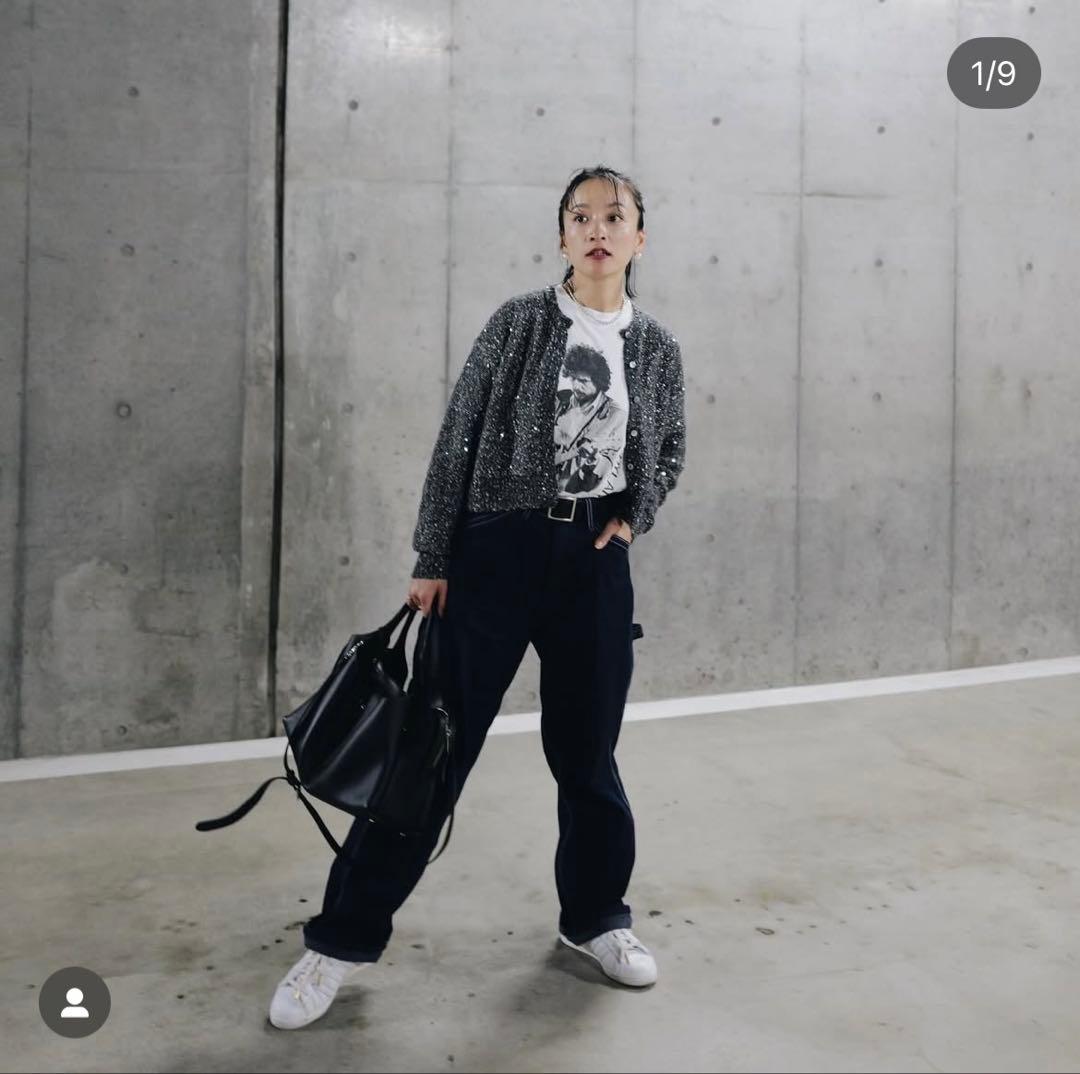 美品！Curensologyカレンソロジー スパングルショートカーディガン高山